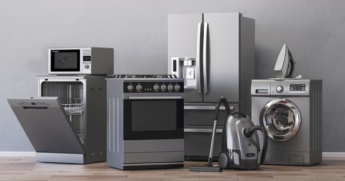Home appliances served by HRU custom moulded parts