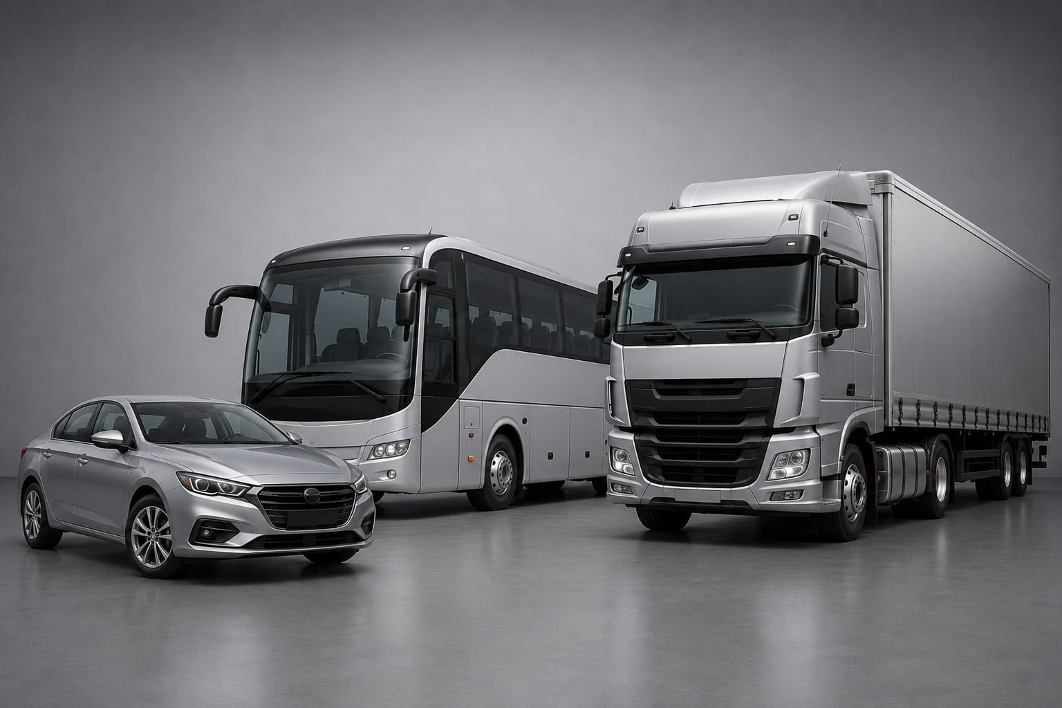 Automotive — cars, buses and trucks served by HRU rubber parts